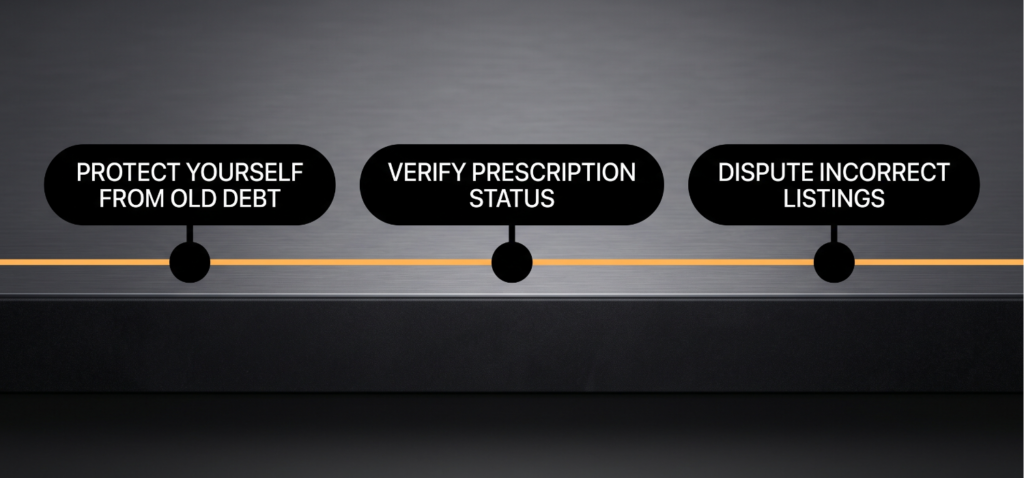 What counts as NCR Prescribed Debt in South Africa